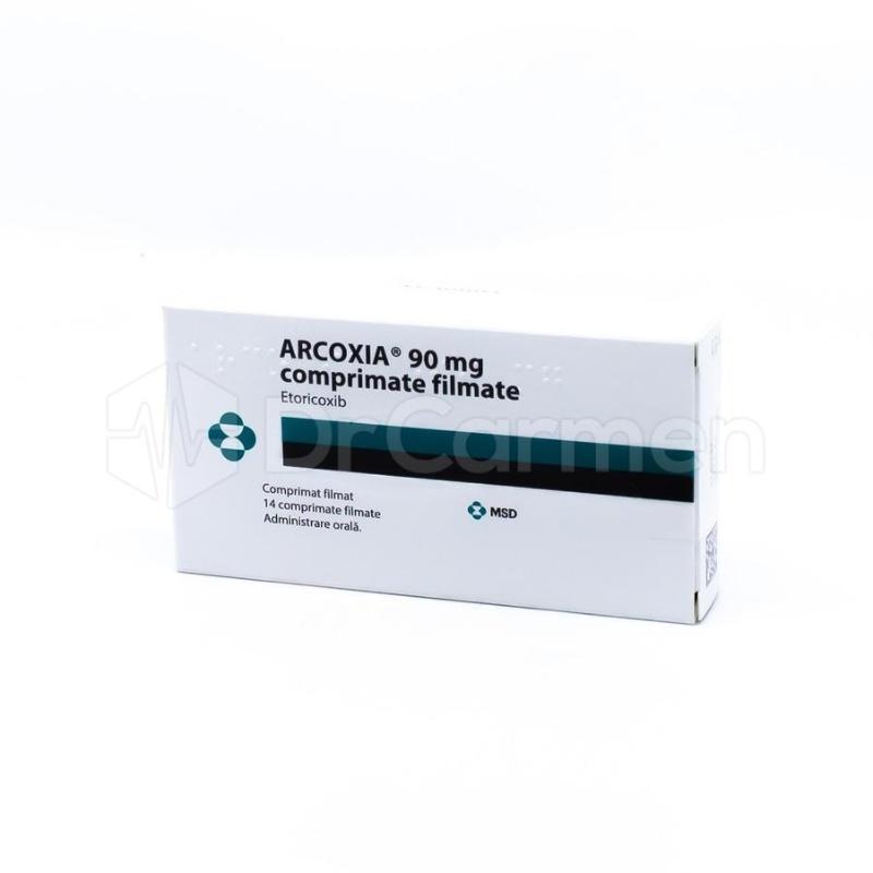 Arcoxia 60 mg, comprimate filmate - Prospect Medicament - Indicatii, Administrare, Reactii adverse