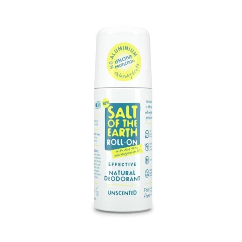 Deodorant Natural Rollon Unisex Salt of The Earth 75 ml