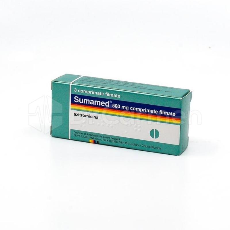 Azitromicina 500 mg -cpr x 3 - Sandoz (Lek*
